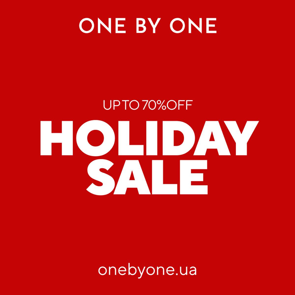 HOLIDAY SALE